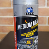 Saber High Heat Spray Paint (400ml Can) SILVER
