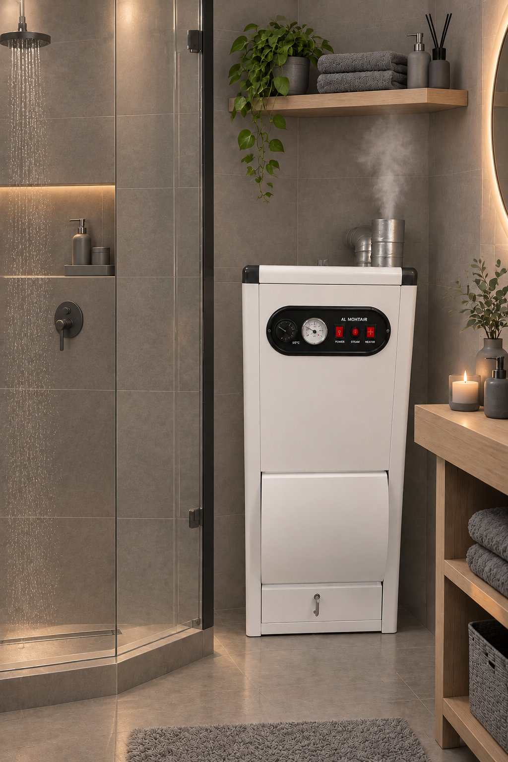 Vertical High-Speed Diesel Water Heater & Boiler Unit | Abou Che3le