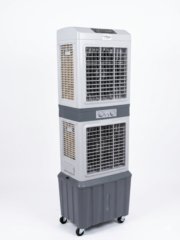 Portable air conditioner on a white background abou che3le -  MAXWELL Air Cooler -  Abouche3le