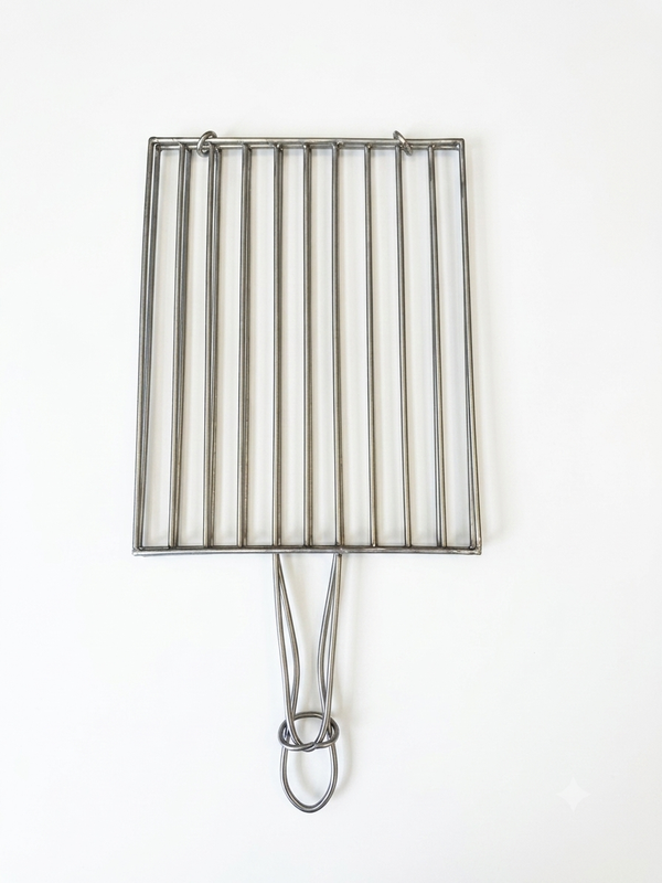 '-  Double Stainless Steel BBQ Grill Grate -  Abouche3le