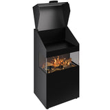QS-G 90x50 Freestanding Gas Stove Fireplace with Oven (Maxitrol Valve)