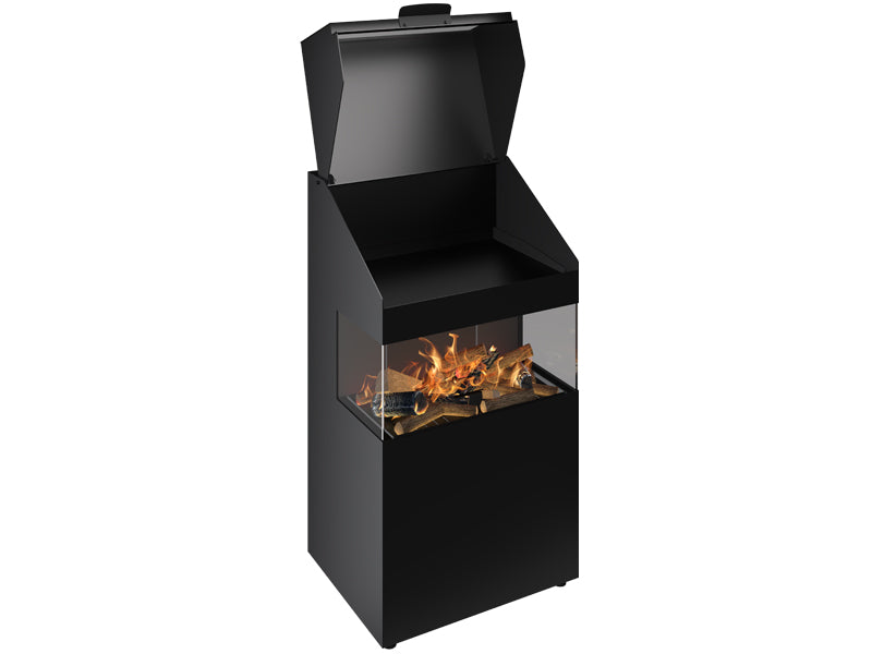 QS-G 90x50 Freestanding Gas Stove Fireplace with Oven (Maxitrol Valve)
