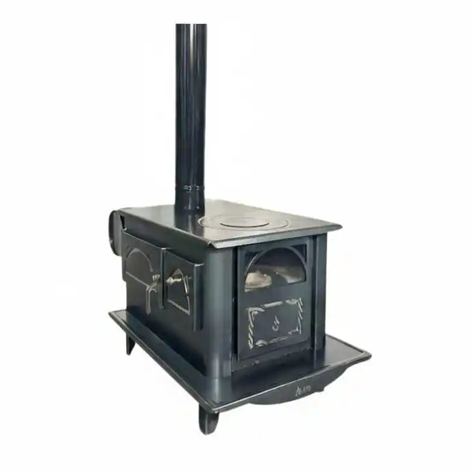 Amer Stoves – Large Diesel Stove with Glass Front (4mm Top) | Premium Wood Stove & Heating | Abou Che3le Lebanon